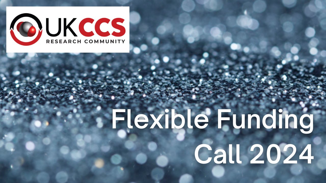 Flyer: UKCCSRC Flexible Funding 2024 logo